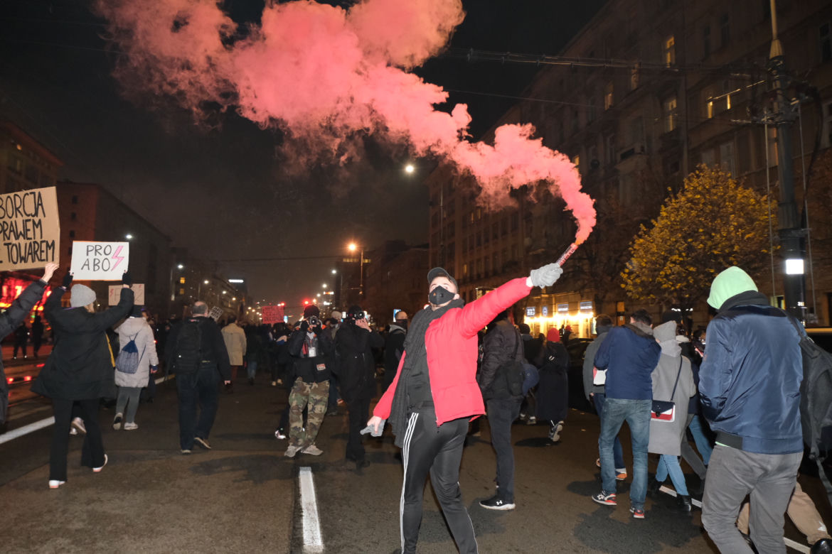 Blokada Sejmu przez Ogólnopolski Strajk Kobiet