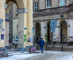 Graffiti w centrum Warszawy w 2026 r.