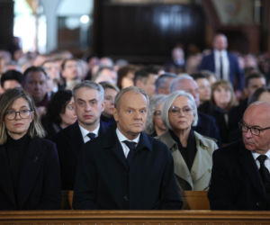 Ból, rozpacz, łzy. Poruszające sceny na pogrzebie Łukasza Litewki