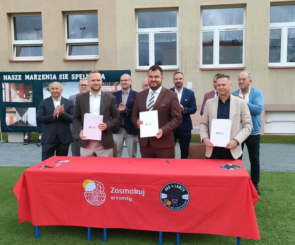 Umowa na budowę hali sportowej w Sp4 ze schronem w Łomży podpisana. Kiedy powstanie obiekt?