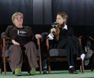 Iga Lis na pokazie filmu Bałtyk