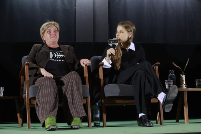 Iga Lis na pokazie filmu "Bałtyk"