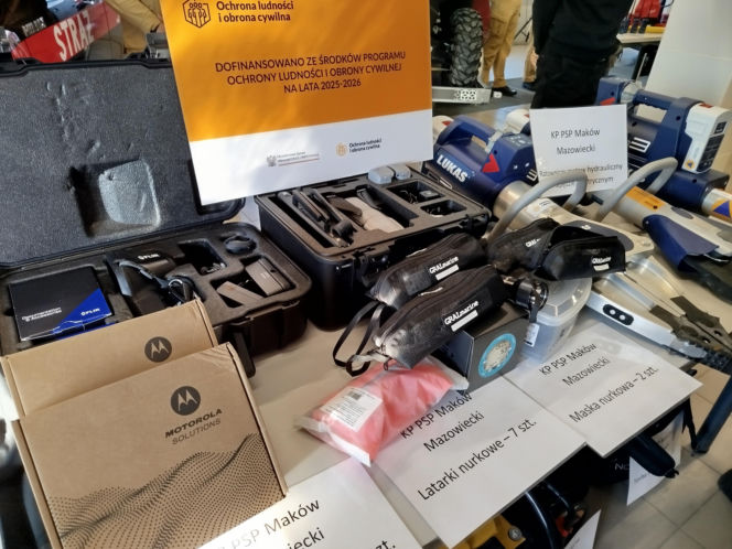 Nowy sprzęt trafi do strażaków z Siedlec, Łosic, Makowa Mazowieckiego, Ostrołęki, Ostrowi Mazowieckiej, Pułtuska, Sokołowa Podlaskiego, Węgrowa i Wyszkowa