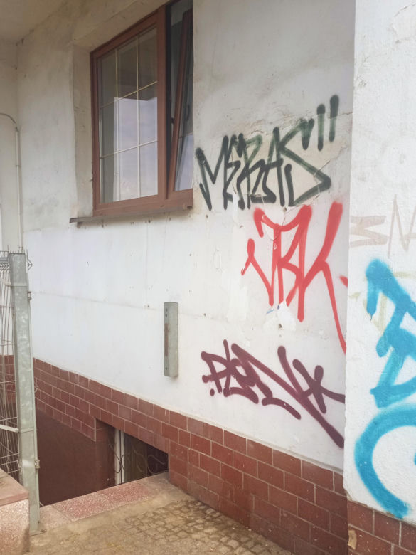 Pseudografficiarze na osiedlowym festynie
