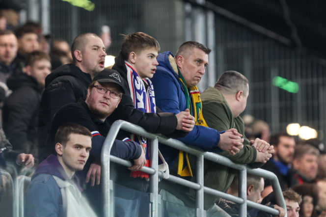 GKS Katowice - Górnik Zabrze: Zdjęcia kibiców z Derbów Śląska w ramach 23. kolejki PKO BP Ekstraklasy