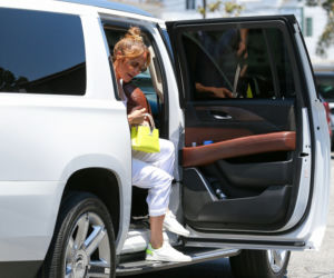 Jennifer Lopez i Ben Affleck z dziećmi na lunchu