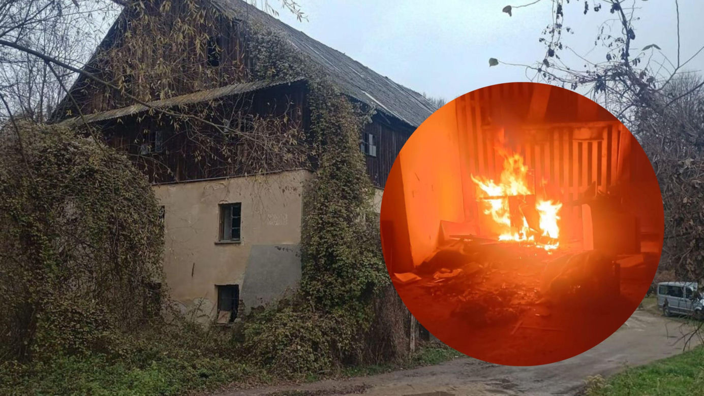Pożar młynu