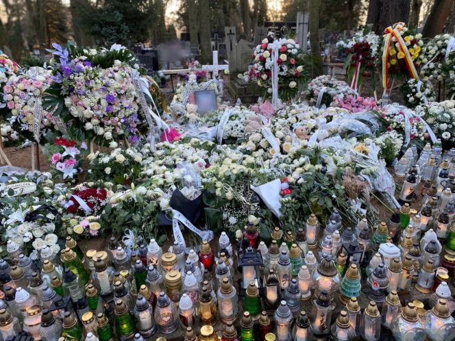 Grób zamordowanej Danusi