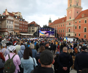 35 lat niepodległej Ukrainy. Obchody na Placu Zamkowym w Warszawie