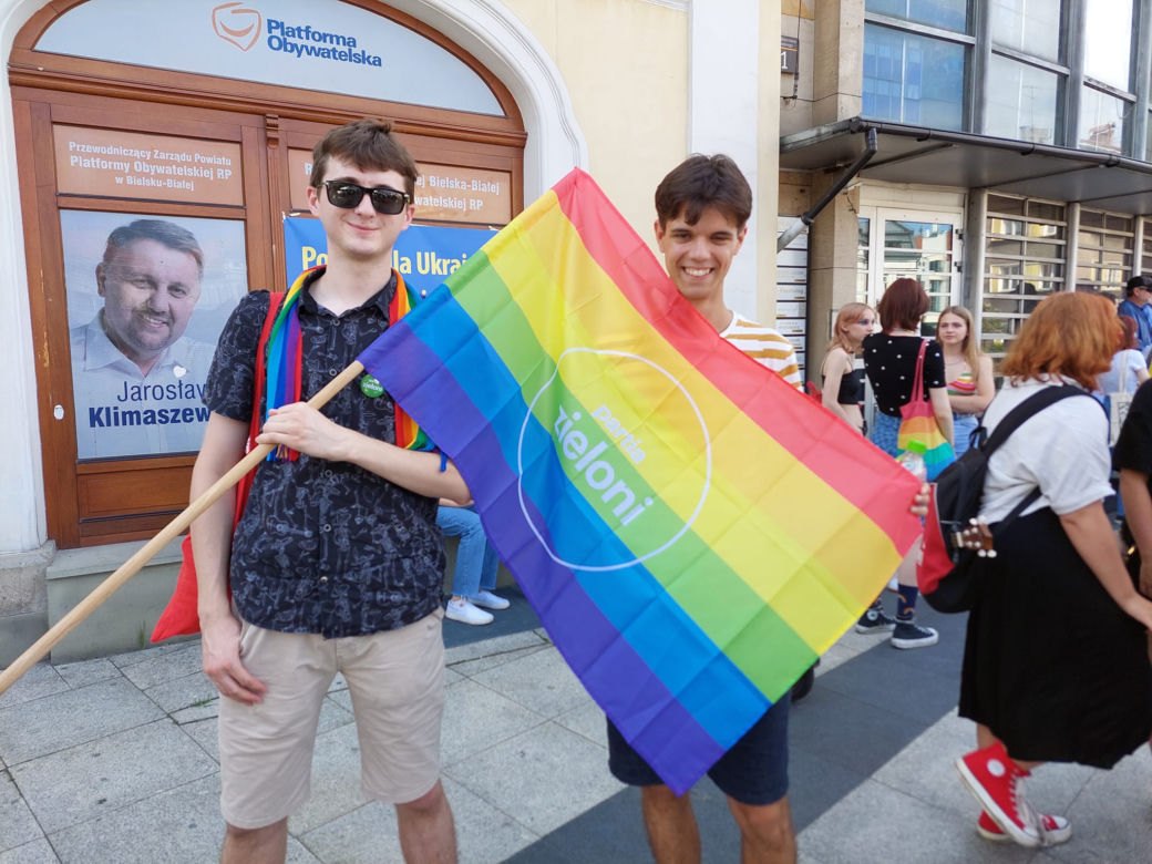 Marsz Równości w Bielsku-Białej przeszedł przez miasto w asyście policji