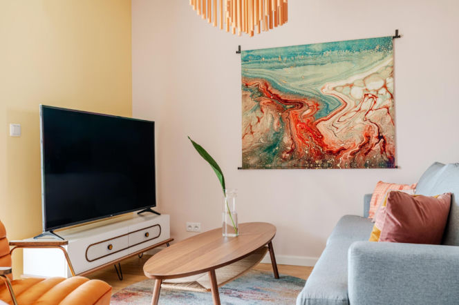 Odważne kolory we wnętrzach - projekt Deer Design