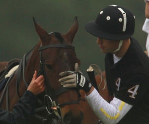 Książę William na meczu polo