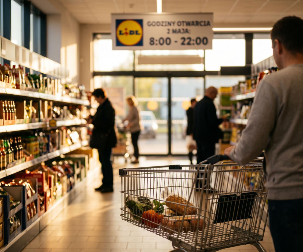 Czy Lidl jest otwarty 2 maja 2026? Godziny otwarcia
