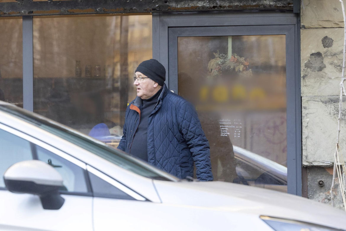 Bronisław Komorowski na zakupach