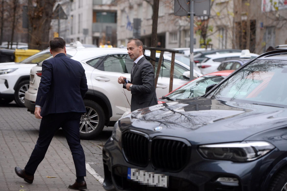Szef UEFA z wizytą u prezydenta RP Andrzeja Dudy