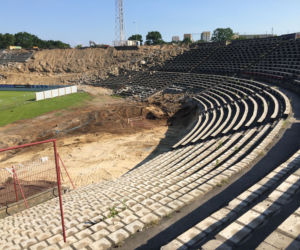 Saperzy na stadionie w Szczecinie