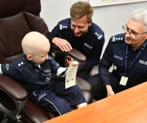 Czteroletni Kubuś z Sosnowca został policjantem