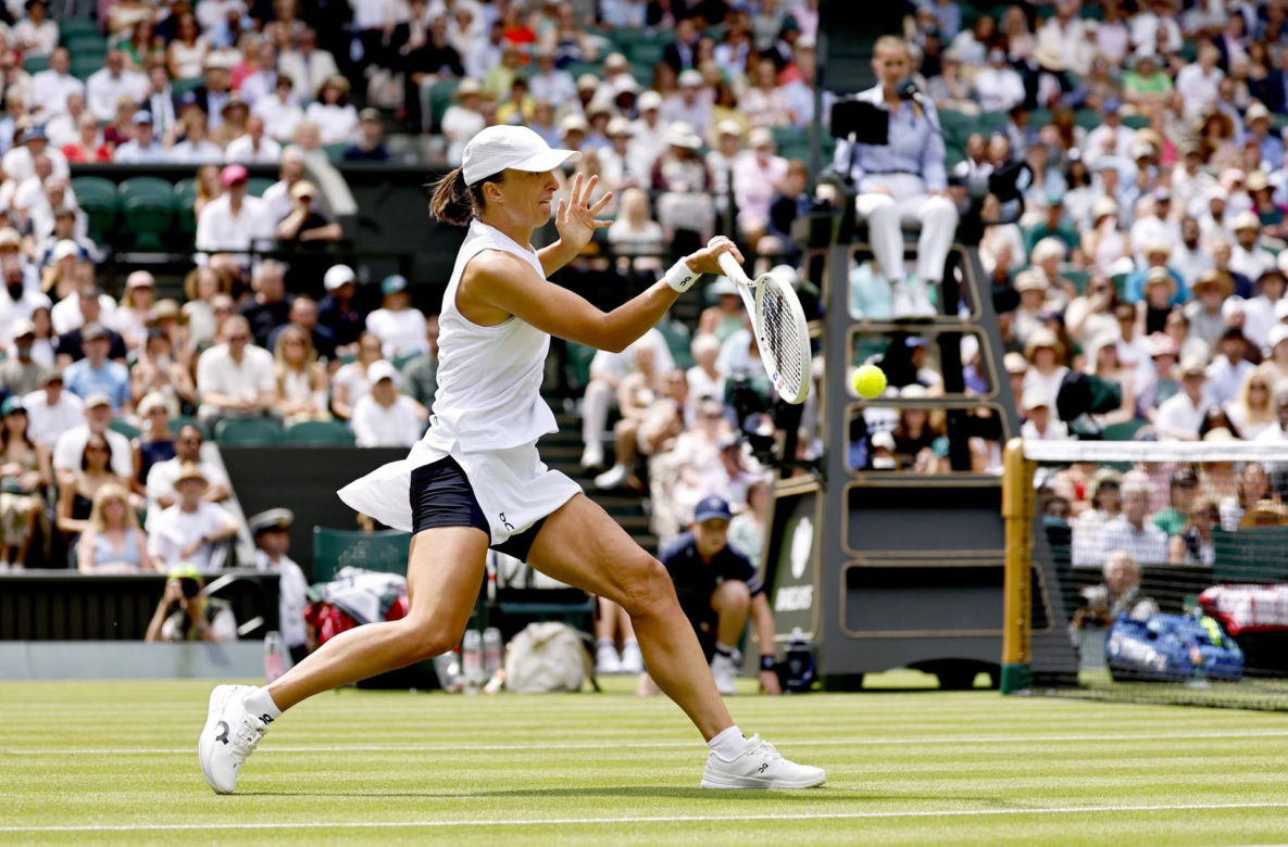 Rodzina Igi Świątek na Wimbledonie