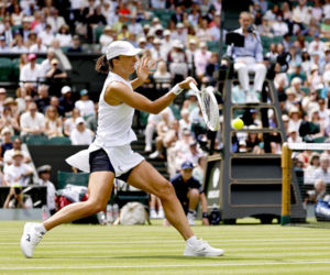 Rodzina Igi Świątek na Wimbledonie