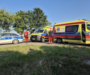 Wypadek w Ładzyniu na DK-5)