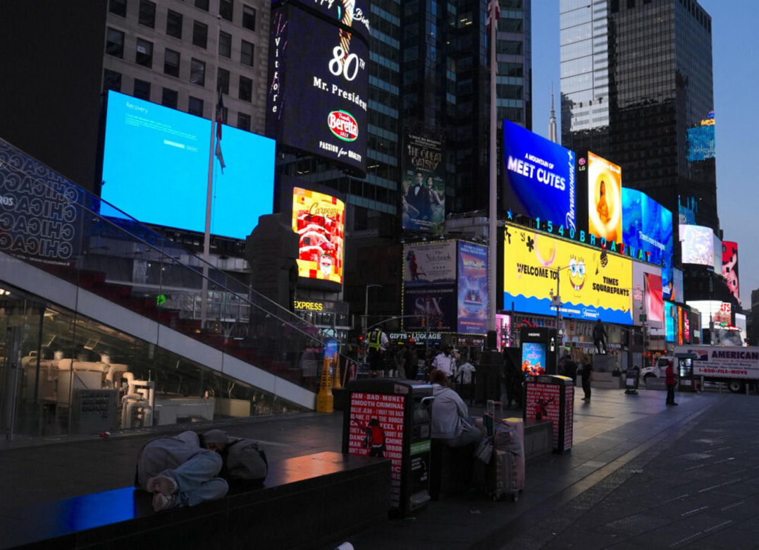 Awaria Microsoft uderzyła w pasażerów i kawoszy w NYC