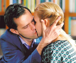 M jak MIŁOŚĆ. Małgosia (Joanna Koroniewska), Michał Łagoda (Paweł Okraska)