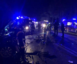 Groźny wypadek w Przyłubiu na DK 10! Aż 5 osób trafiło do szpitala, w tym kilkuletnie dziecko! [ZDJĘCIA]