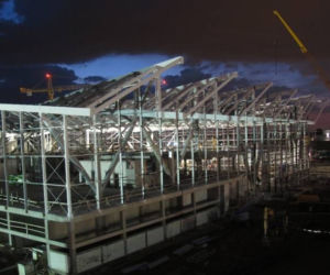 Montaż konstrukcji stalowej, Terminal 2