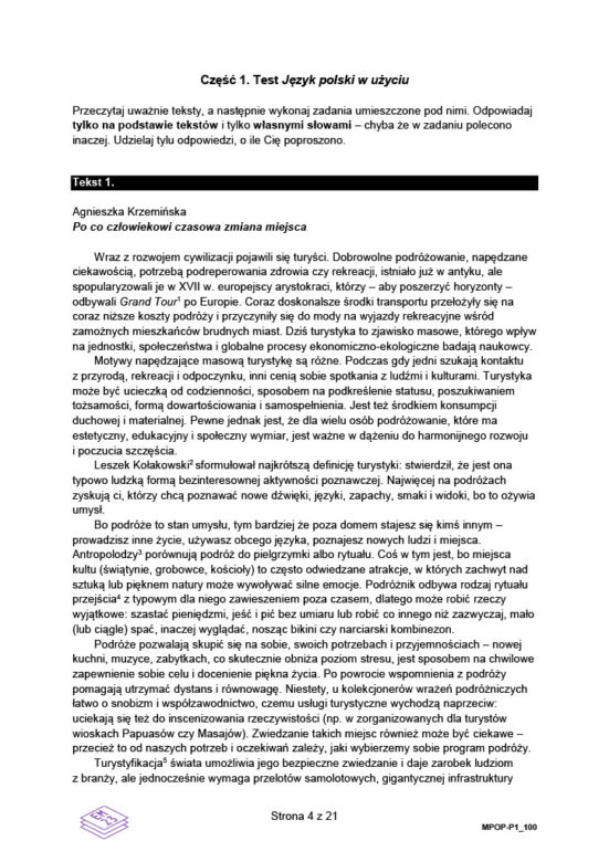 Matura 2023 - arkusz nowej formuły 2023: zadania, tematy (TEST)