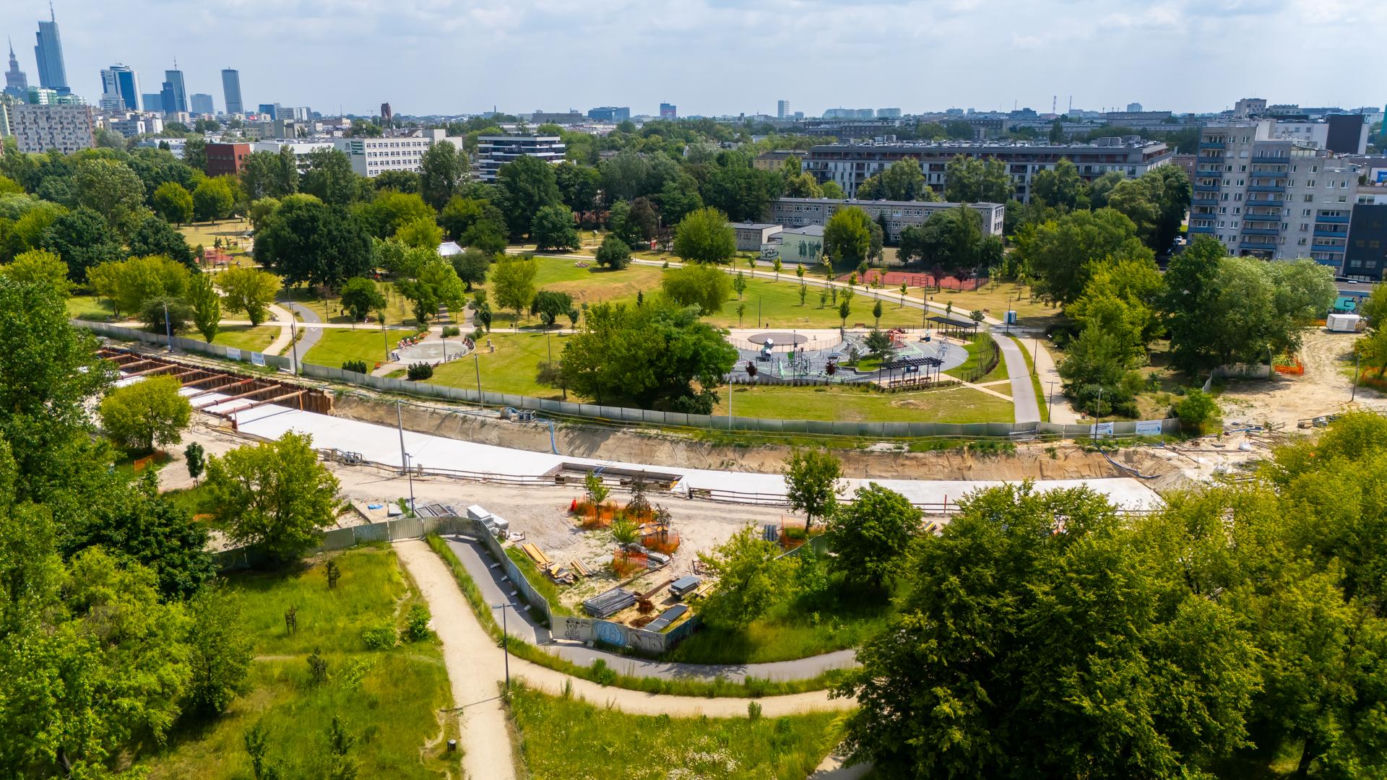 Budowa tramwaju do Dworca Zachodniego od strony Ochoty