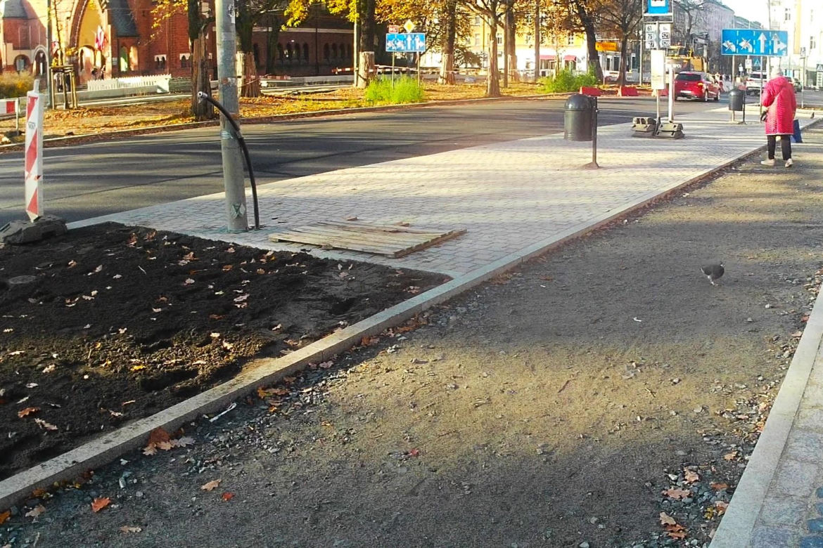 Zbliża się termin zakończenia przebudowy placu Zwycięstwa