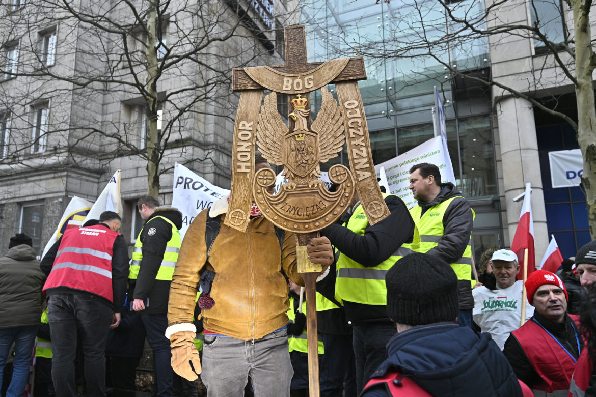 Protest rolników w Warszawie (3.01.2025)