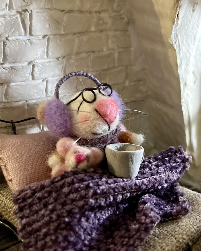 Filcowe myszki Joanny. Marka "Wyszło z norki"