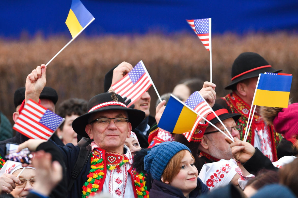 Spotkanie z prezydentem USA w Arkadach Kubickiego