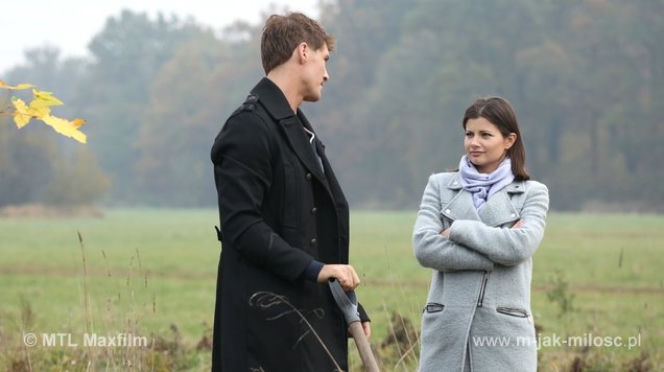 M jak miłość odc. 1116. Kasia (Agnieszka Sienkiewicz), Marcin (Mikołaj Roznerski)