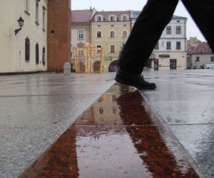 Śliski rynek w Tarnowie