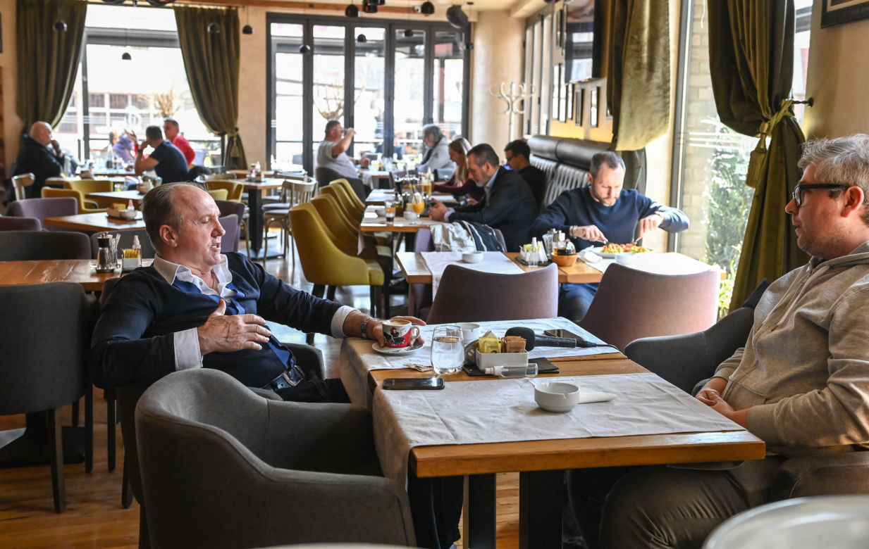 Dragomir Okuka gościł "Super Express" w swojej restauracji