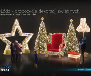3 Tak będą wyglądać świąteczne iluminacje na Piotrkowskiej w tym roku