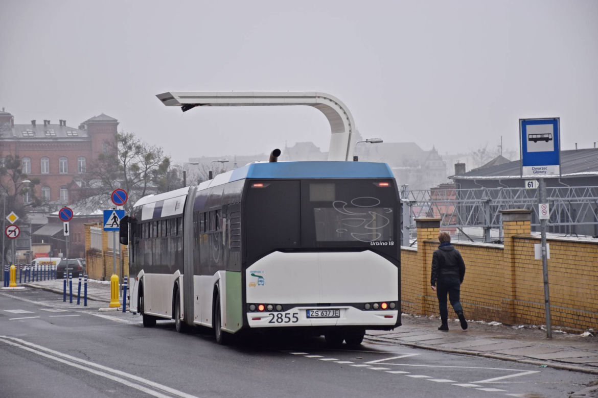 Ładowarka do autobusów elektrycznych stanęła na ul. Owocowej