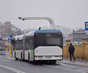 Ładowarka do autobusów elektrycznych stanęła na ul. Owocowej