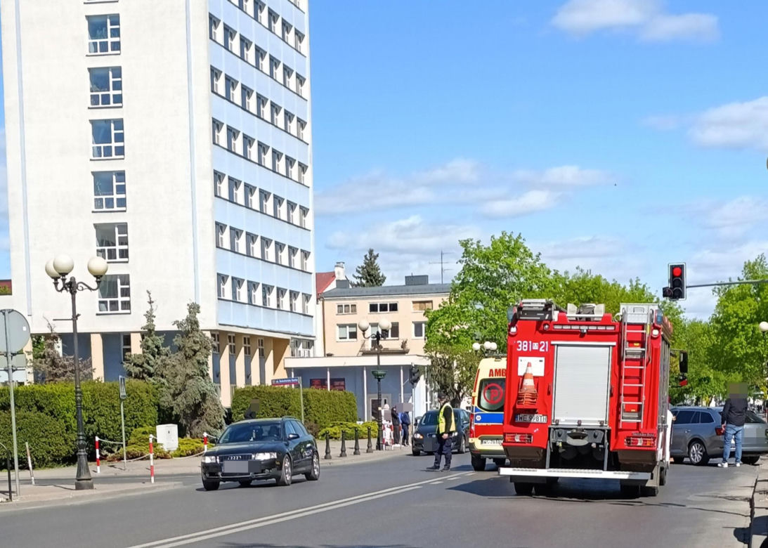 Wypadek samochodowy w Siedlcach
