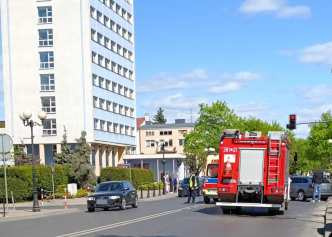 Wypadek samochodowy w Siedlcach