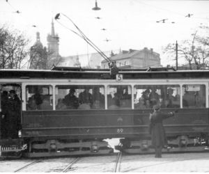 Tramwaj nr 5 w Krakowie, 1941