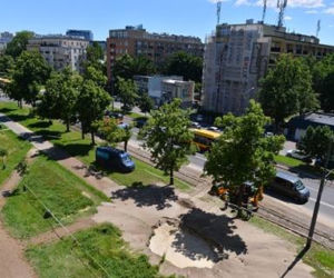 Woda zalała al. Waszyngtona
