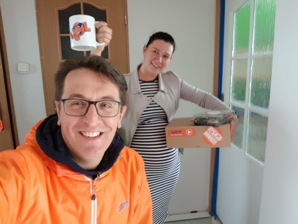 Czternasty dzień Eska dowozi w Olsztynie. Wizyta u Magdy w Olsztynie 