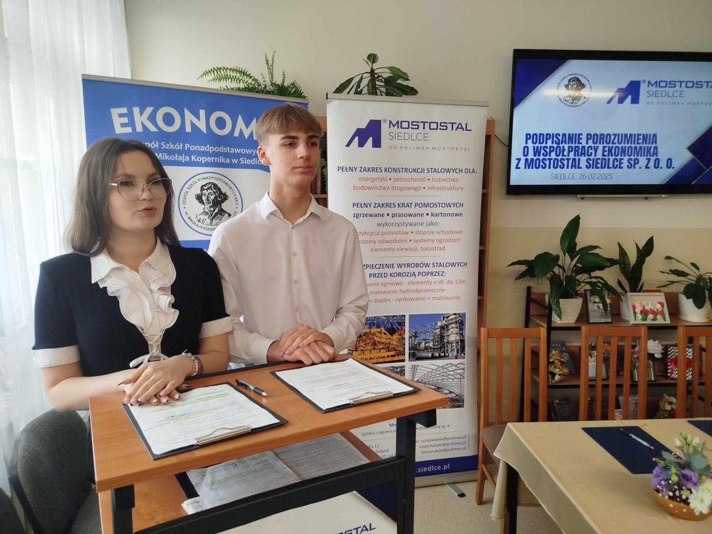 To już nie pierwsza umowa o współpracy siedleckiego "Ekonomika" z Mostostalem Siedlce