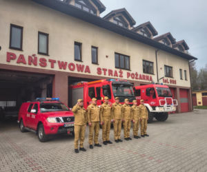 Hołd dla druha z OSP Trąbki