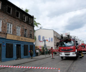 Pożar pustostanu na Ząbkowskiej