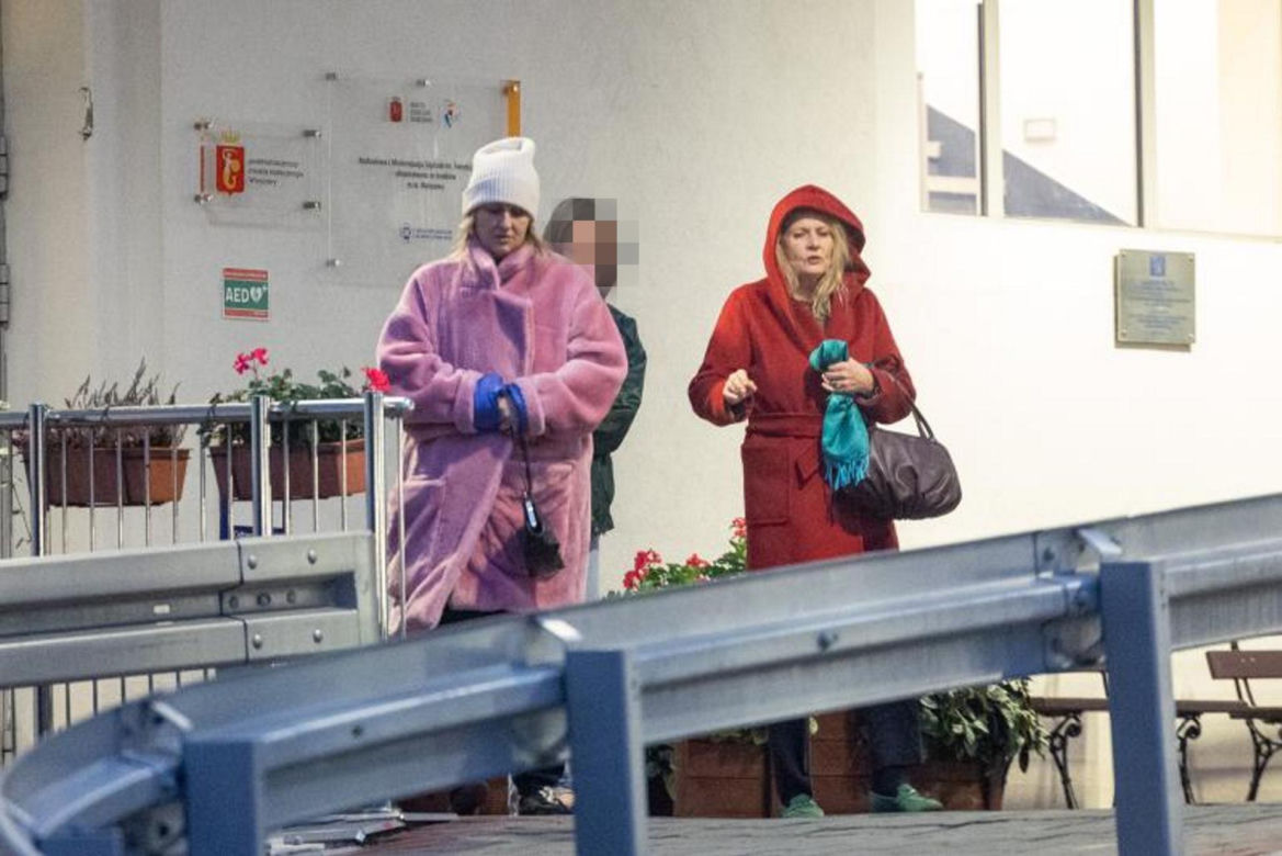 Grażyna Szapołowska w  szpitalu
