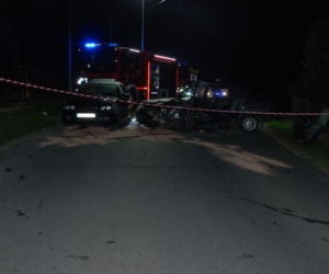 Nocny wypadek w Żarnowcu na Podkarpaciu